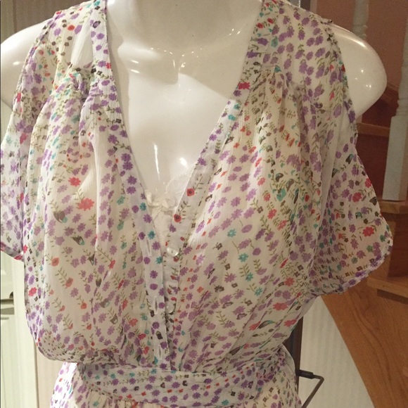 💕Host Pick💕🛍2 for$30🛍 NWT slip on swimwear coverup also wear as tunic top - Picture 2 of 6